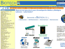 Tablet Screenshot of biotech-sl.com